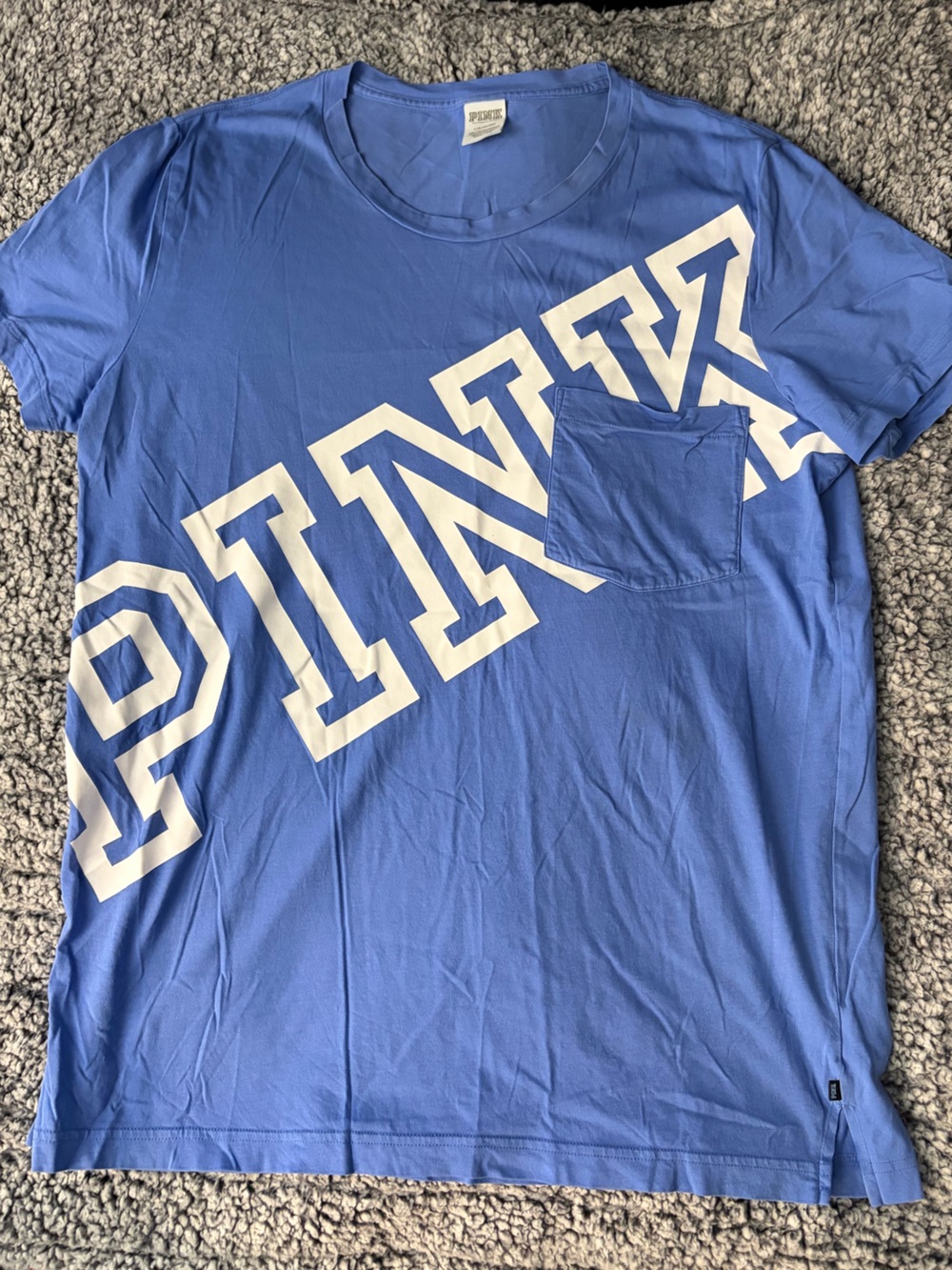 PINK Victoria's Secret Blue Tee